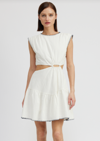 Dawson Mini Dress, White