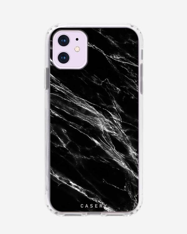Black Marble Phone Case (All Sizes)