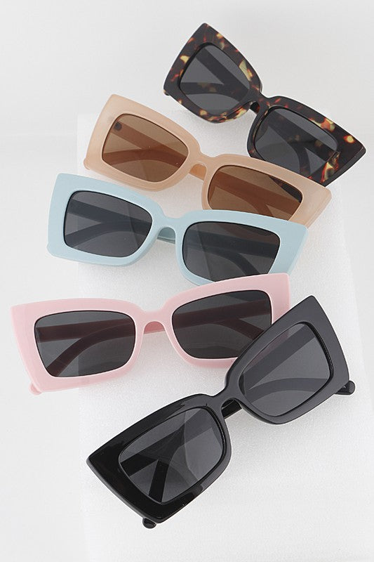 Sharp Retro Sunglasses (Multiple Colors)