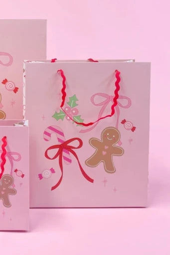 Pink Christmas Bag, MEDIUM