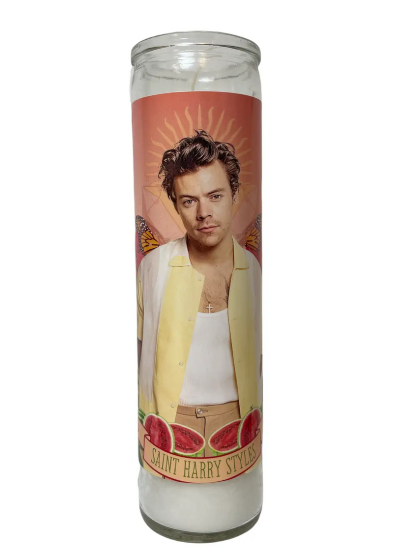 Harry Styles Prayer Saint Candle