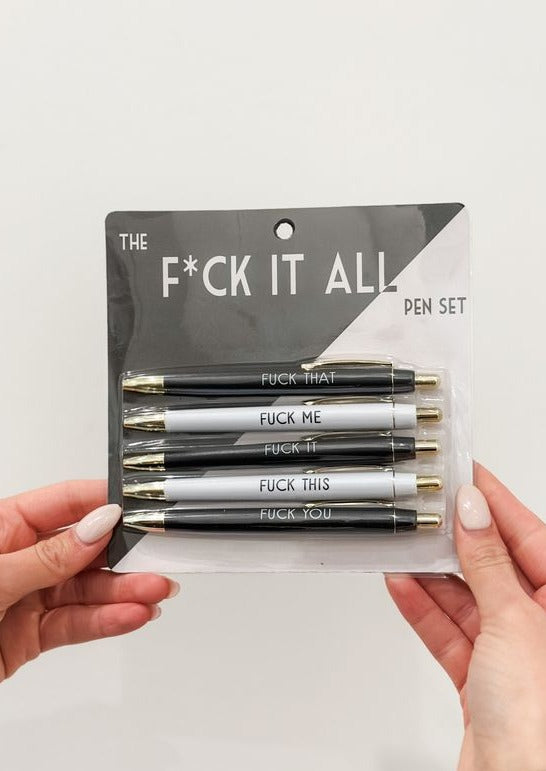F It All Pen Set- Set of 5