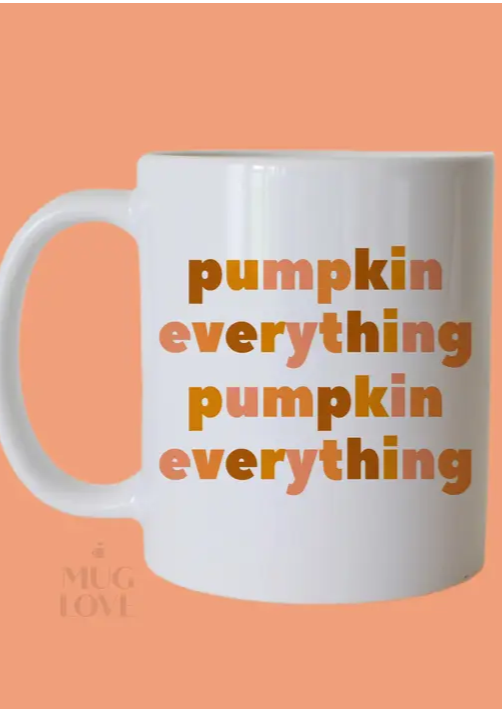 Pumpkin Everything Mug, 11 oz