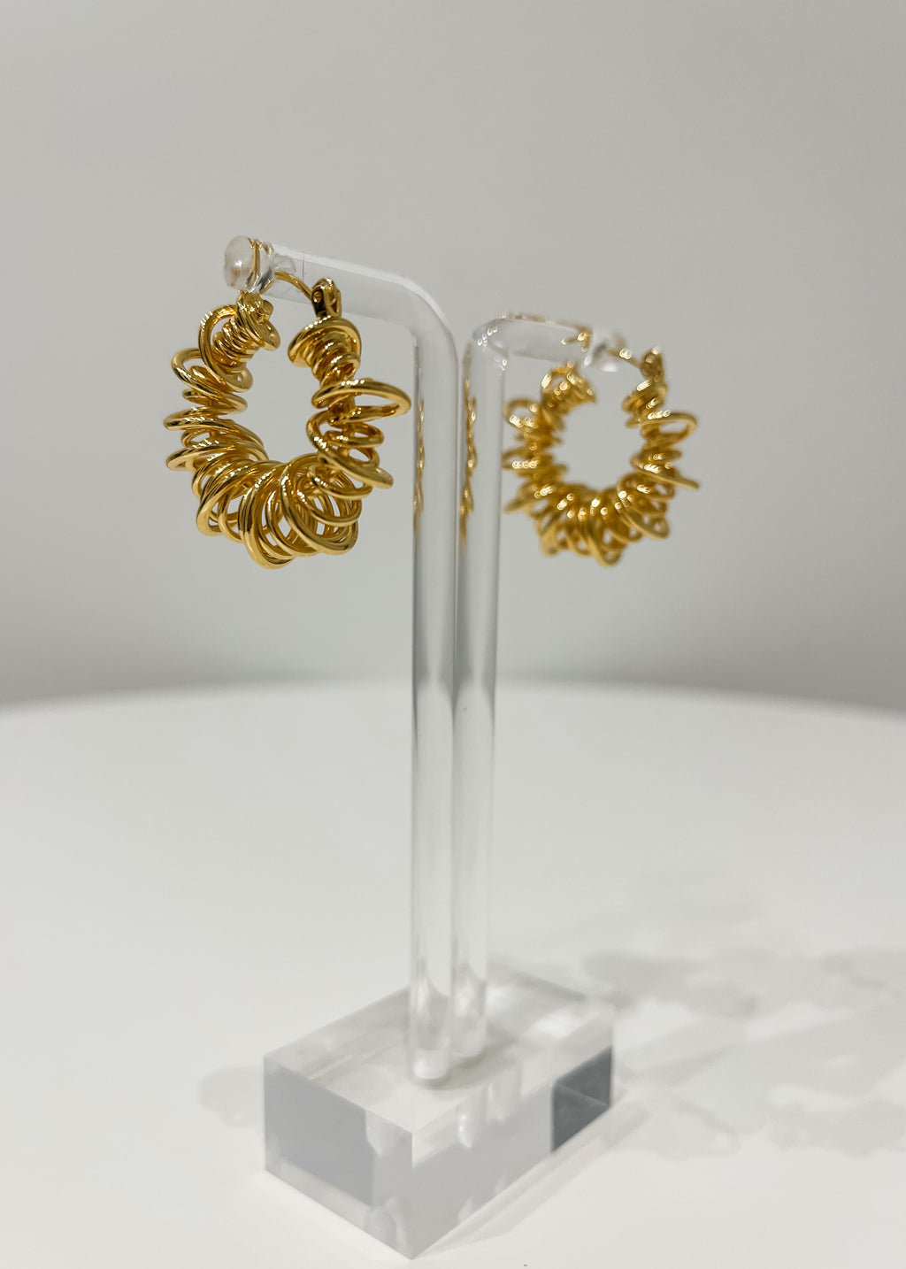 Riele Earrings, Gold