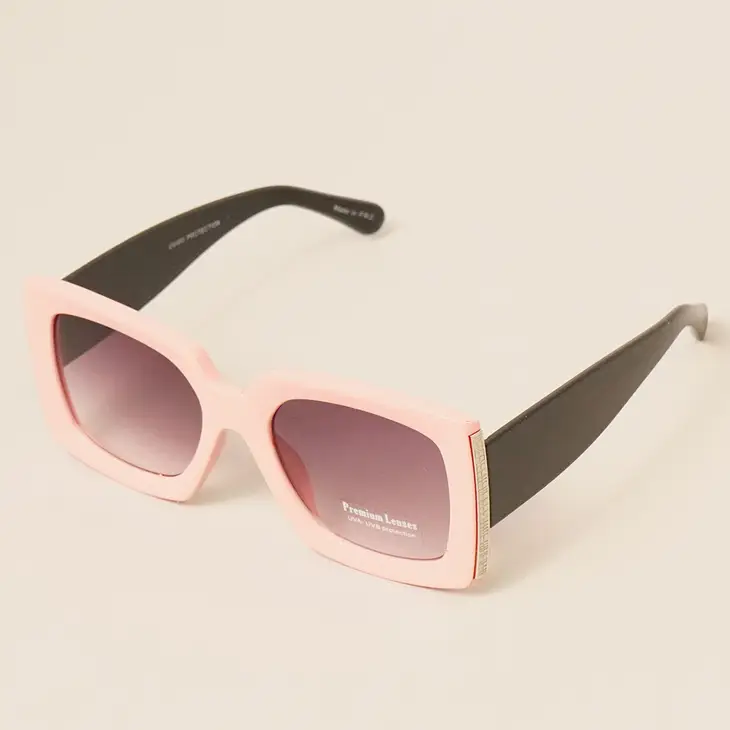 Bold Thick Frame Sunglasses (Multiple Colors)