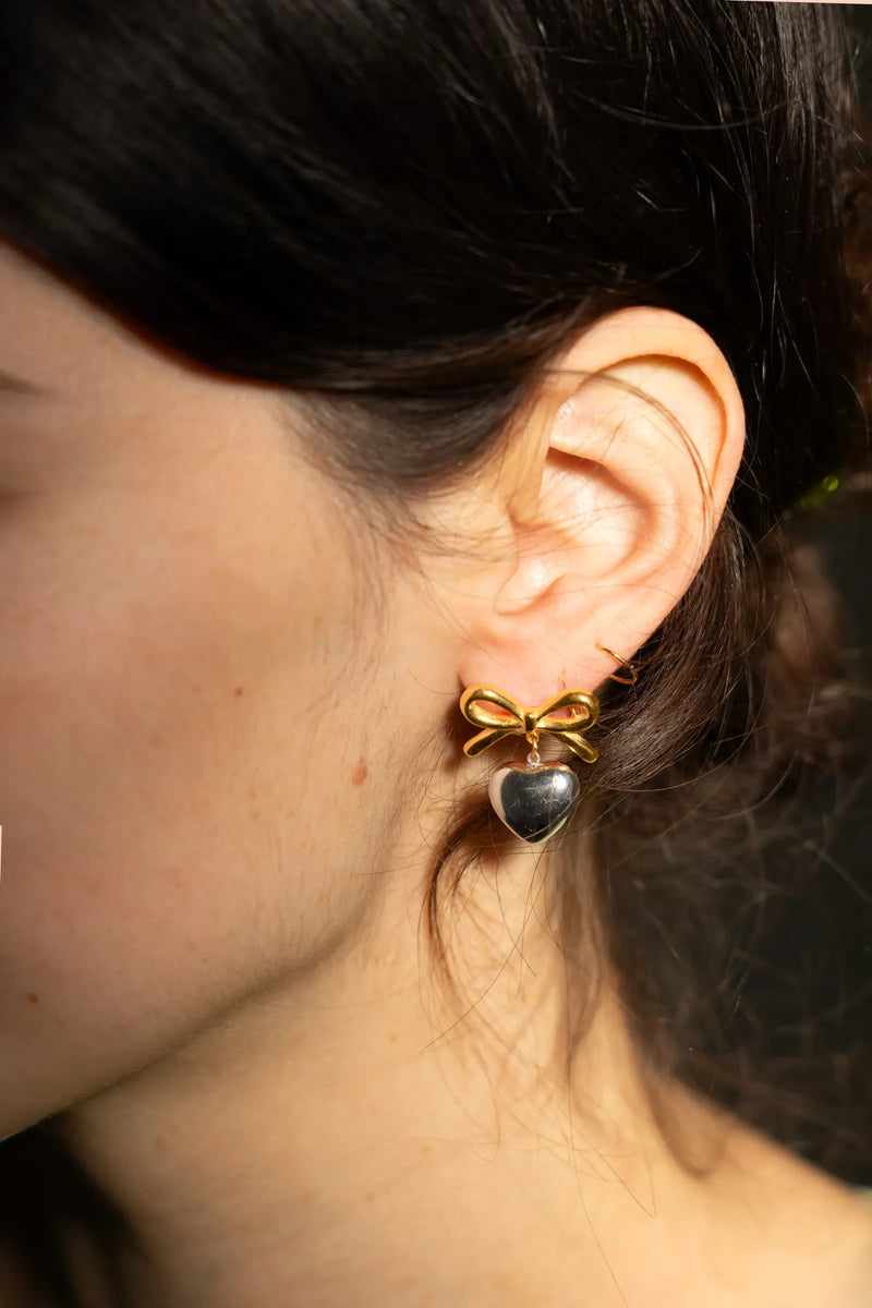 Effie Studs - Mixed Metal