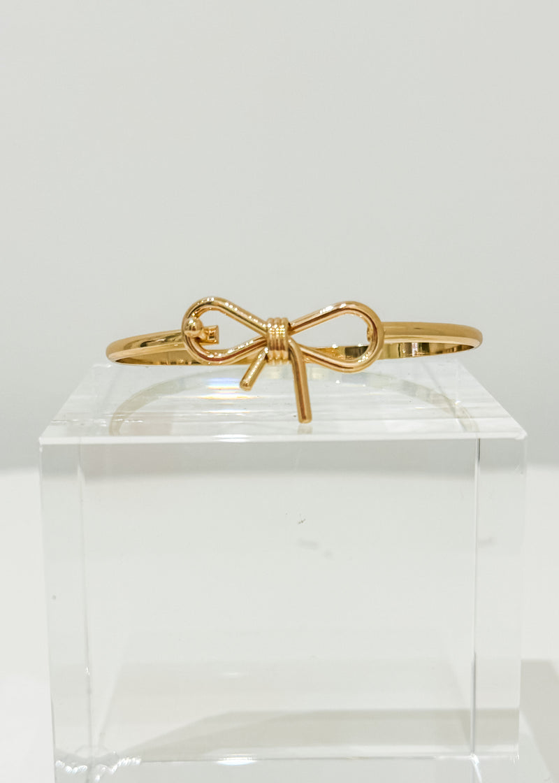 Bow Cuff Bracelet, Gold