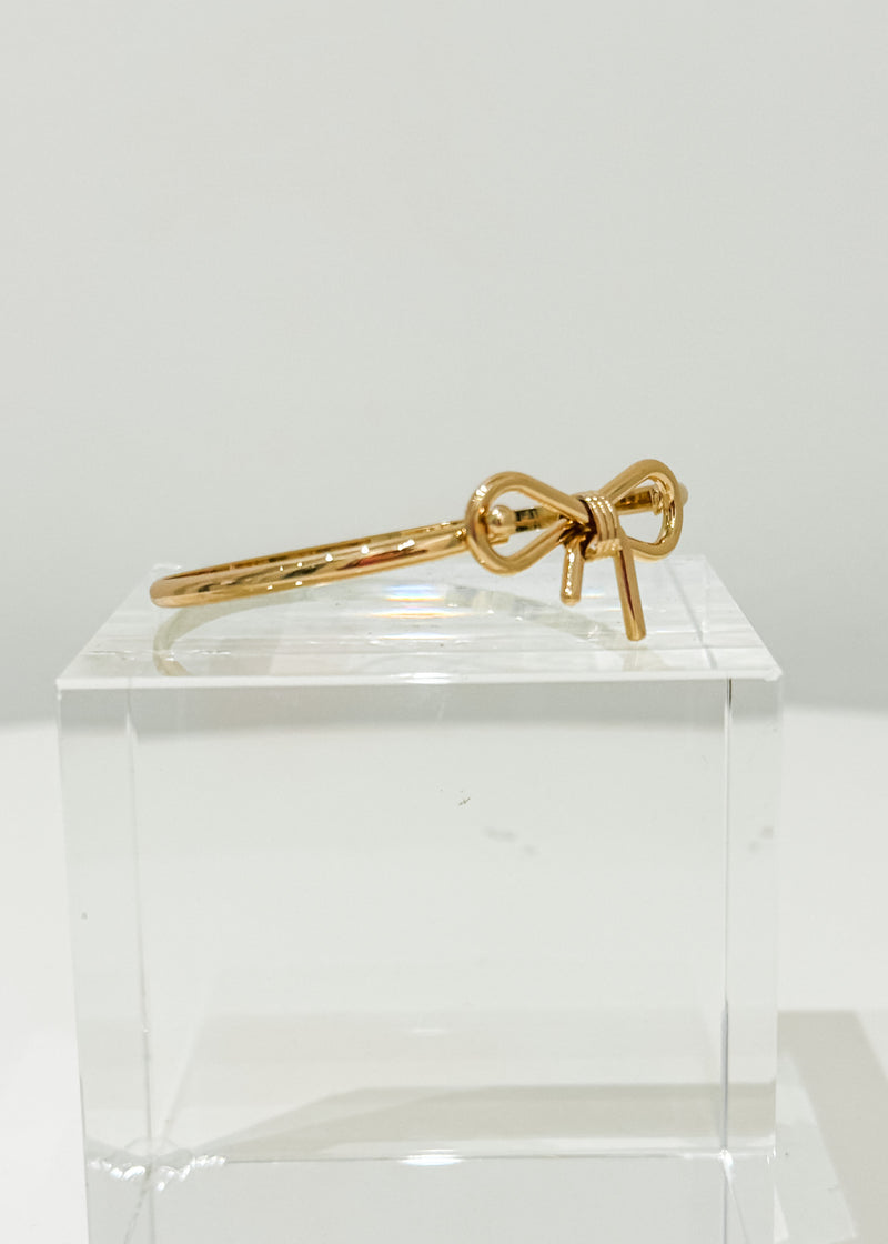 Bow Cuff Bracelet, Gold