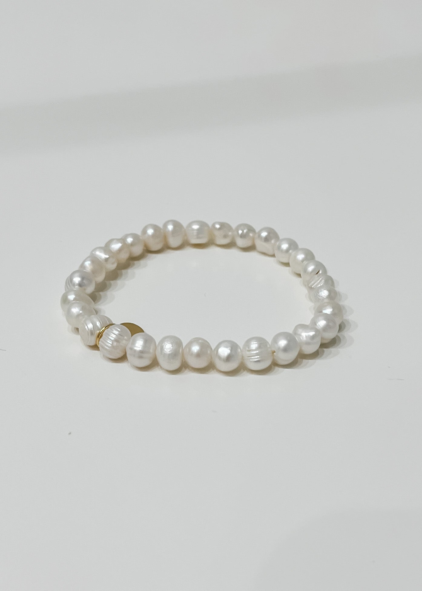 Gold Pearl Bracelet by Grow-With-Me® - BeadifulBABY