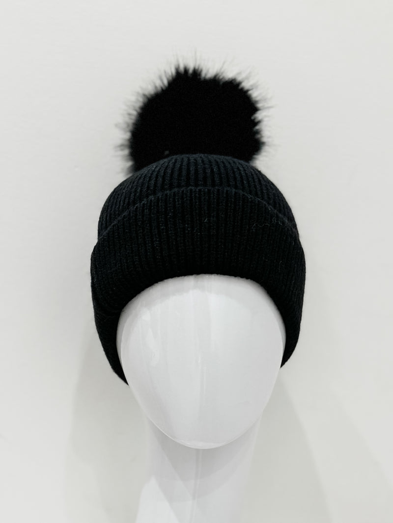 Knit Pom Beanie