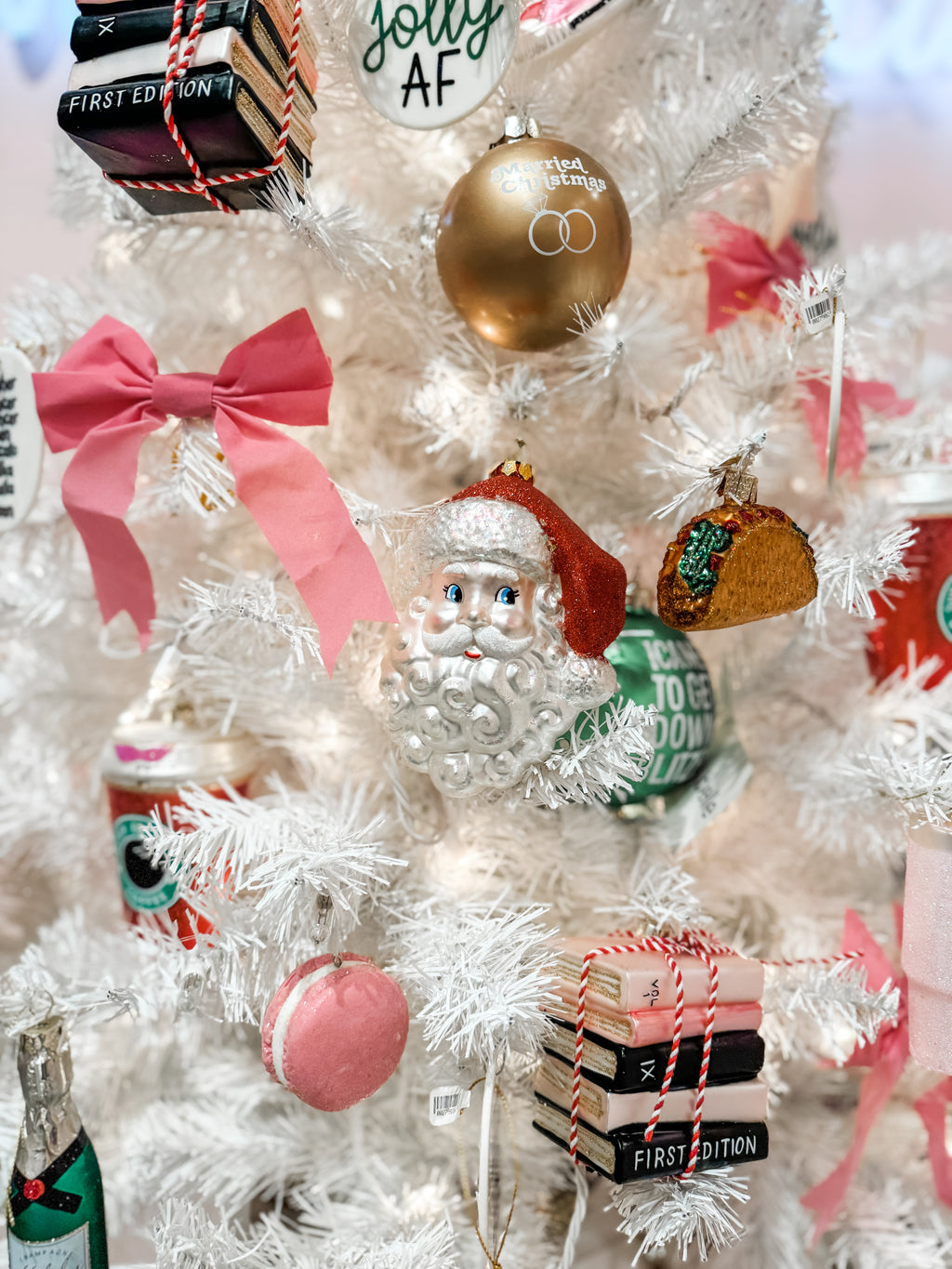 Santa Head Ornament