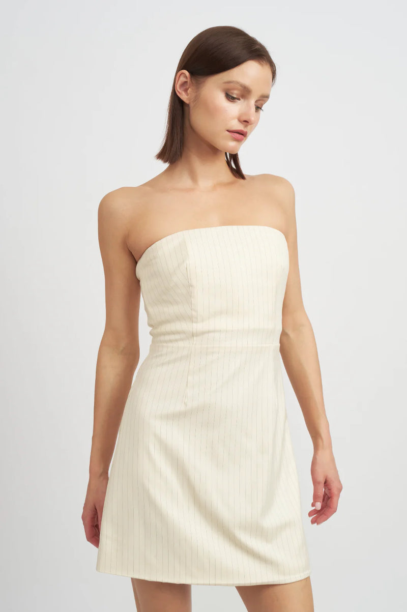 Rebekah Mini Dress, Cream