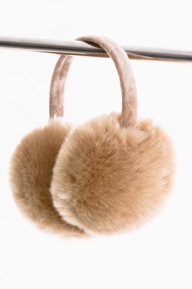 Faux Fur Earmuffs, Brown