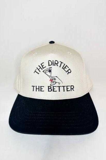 The Dirtier the Better Hat, Black/Natural