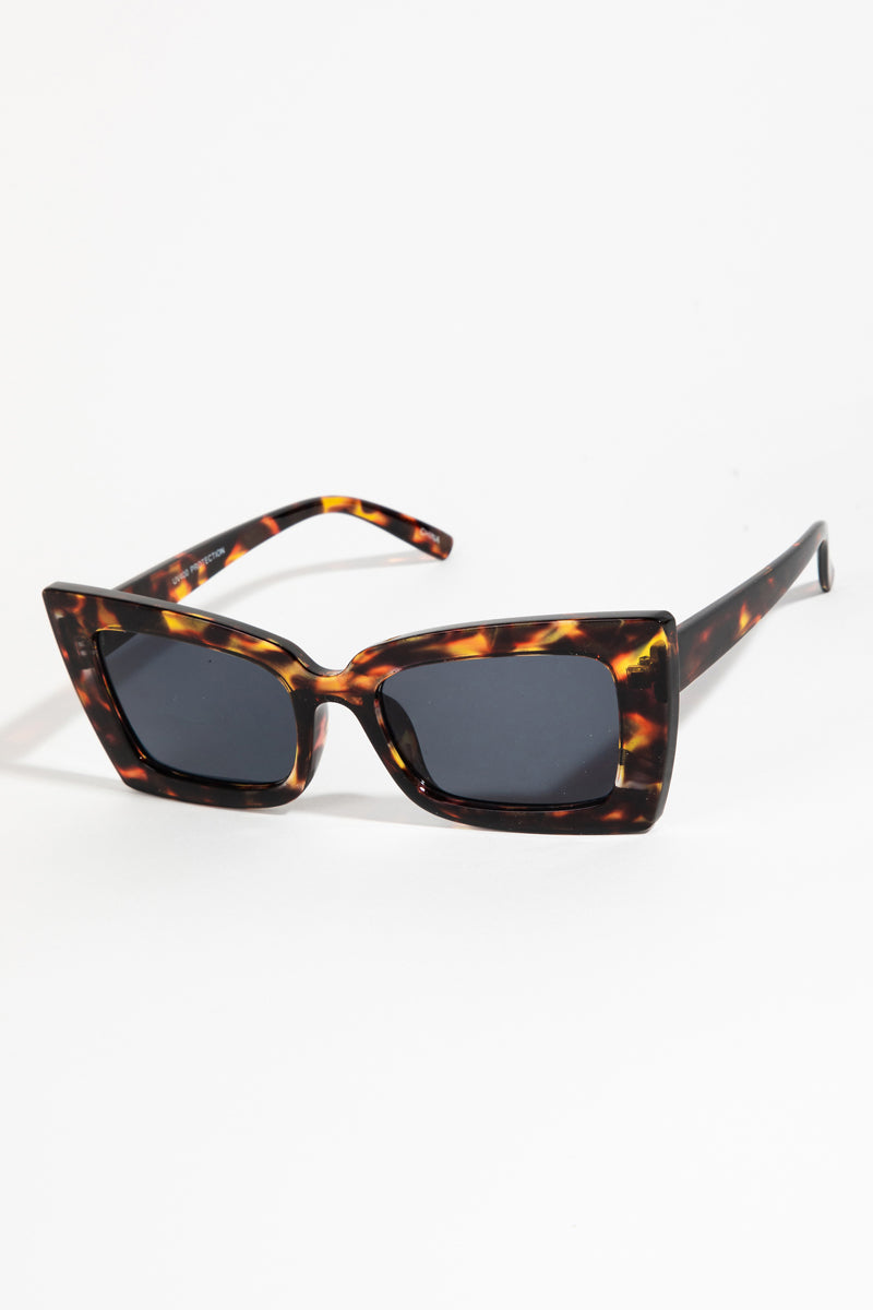 Rectangular Acetate Sunglasses Set