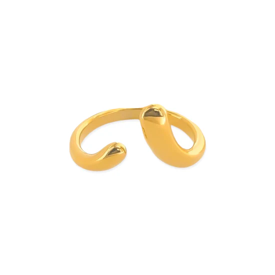 Open Front Ring, Gold