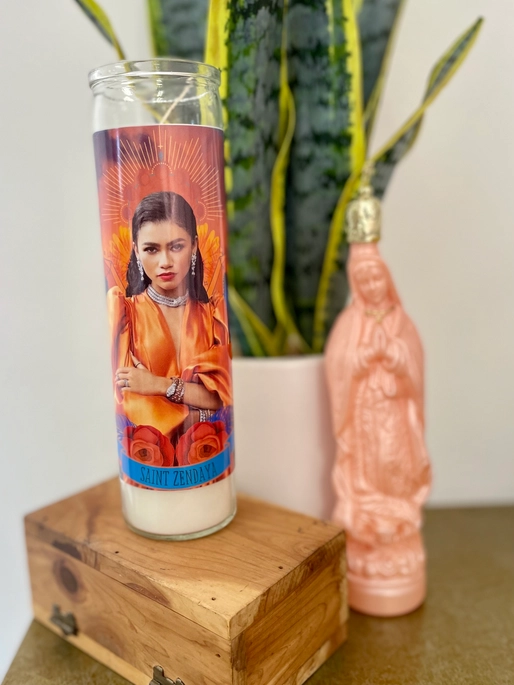 Zendaya Prayer Saint Candle