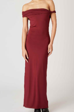 Clara Dress, Deep Red