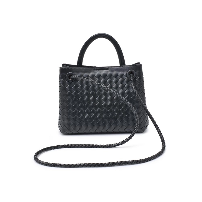 Blakely Woven Crossbody, Black