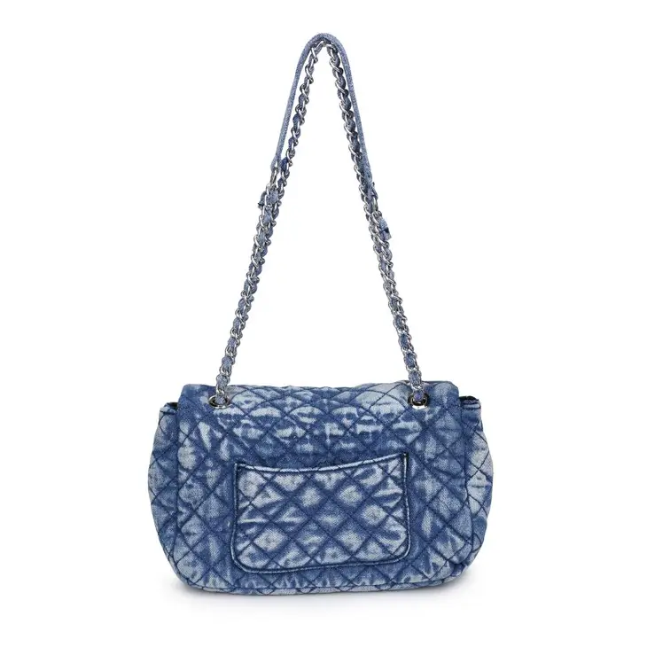 Chamika Quilted Crossbody, Denim