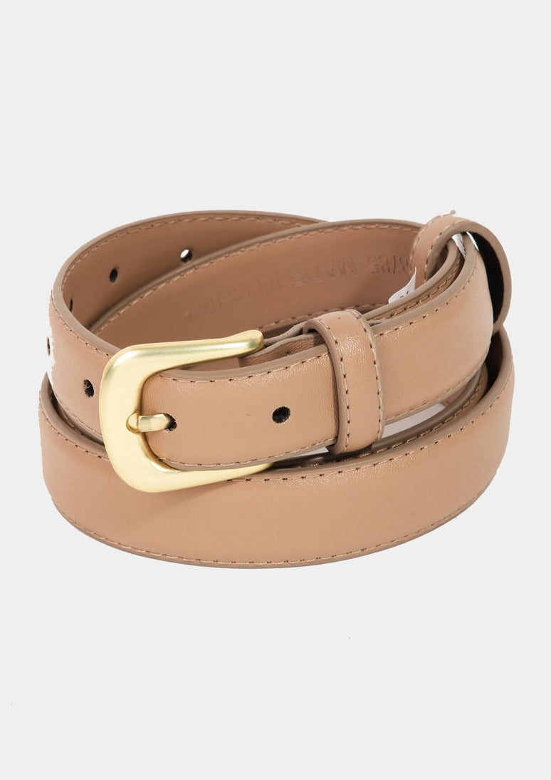 Everyday Faux Lether Belt, Brown