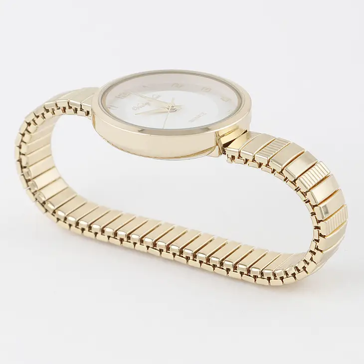 Quartz Chain Watch, Gold