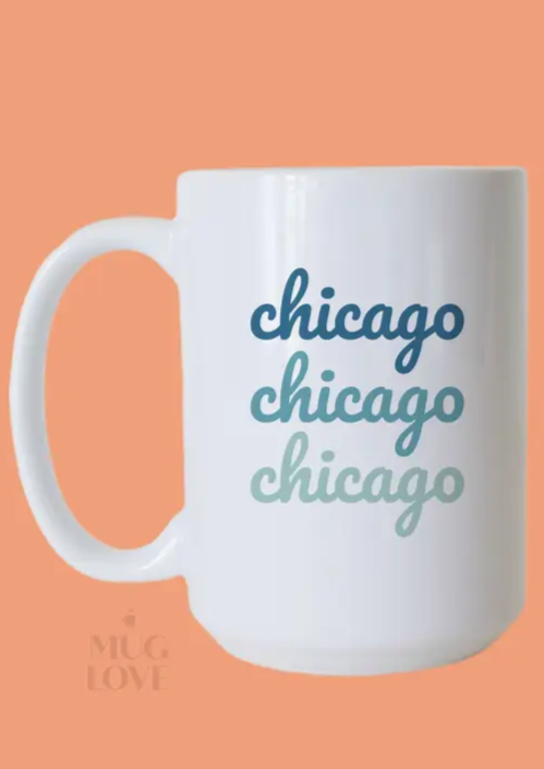 Chicago Ombre Mug, 11 oz