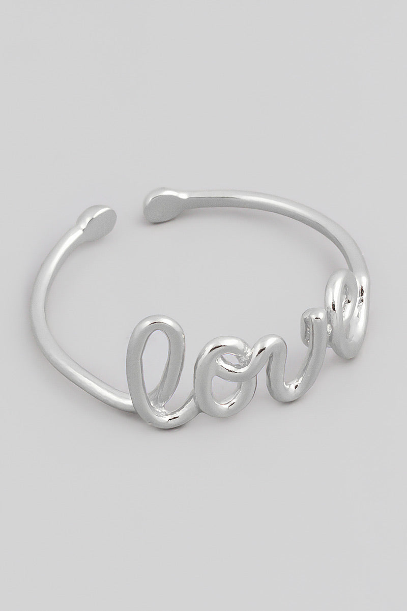 Love Ring, Silver