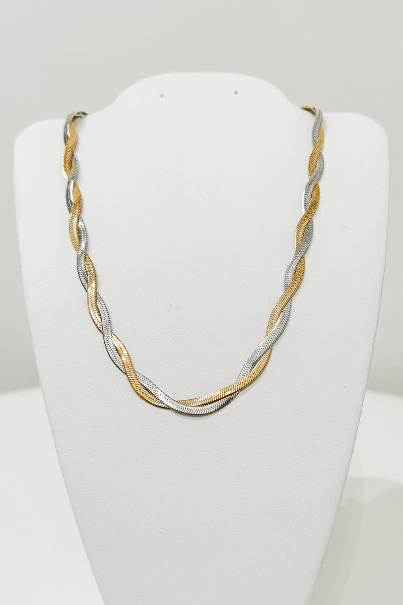 Loom Necklace, Gold