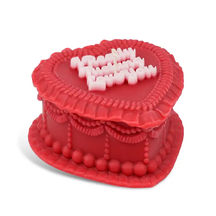 I Really F*cking Love You Heart Cake Candle