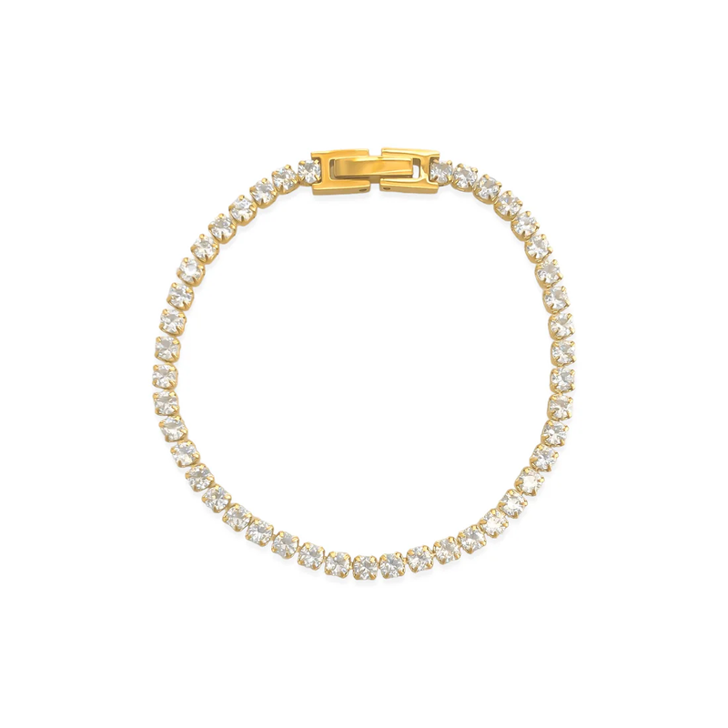 Diamond Snap Bracelet, Gold