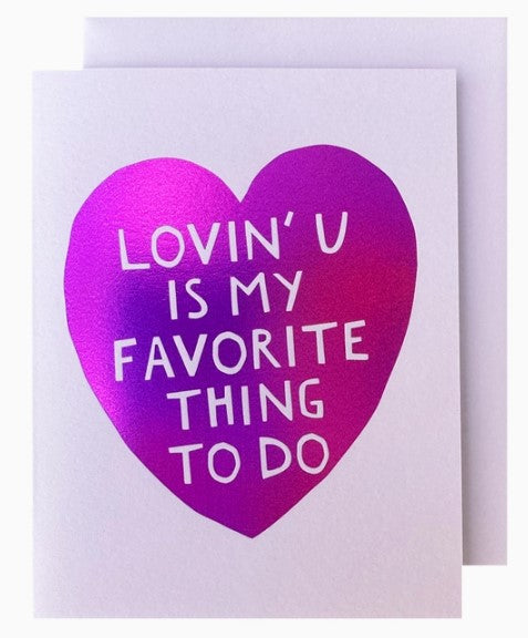 Lovin' You Card