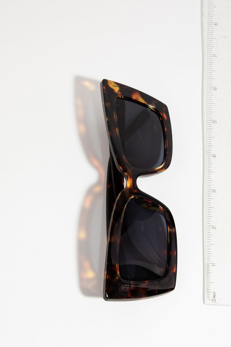 Rectangular Acetate Sunglasses Set