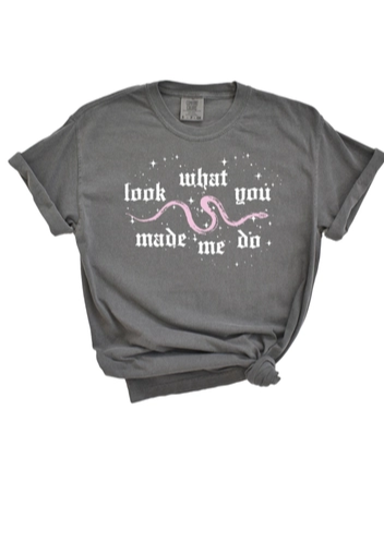 Look What You Made Me Do Tee, Black