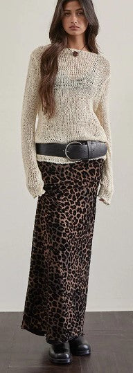 Alfreda Skirt, Leopard