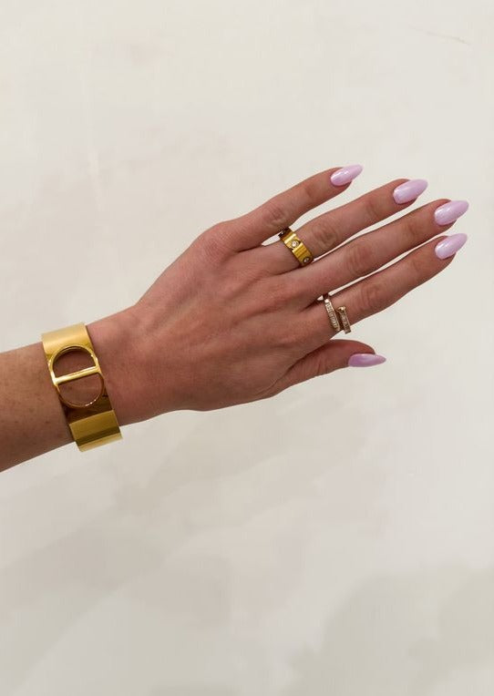 Riad Cuff Bracelet, Gold