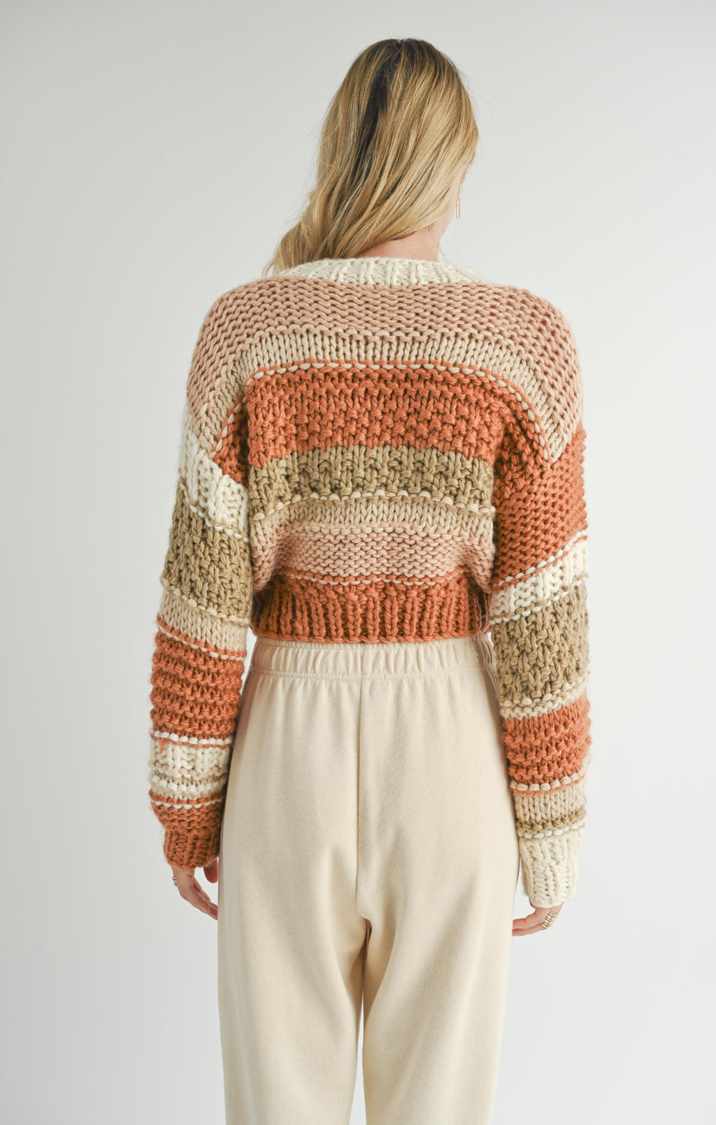 Butter Pecan Chunky Sweater, Brick