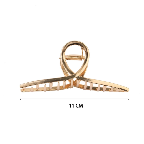 Gold Metal Claw Clip, Loop