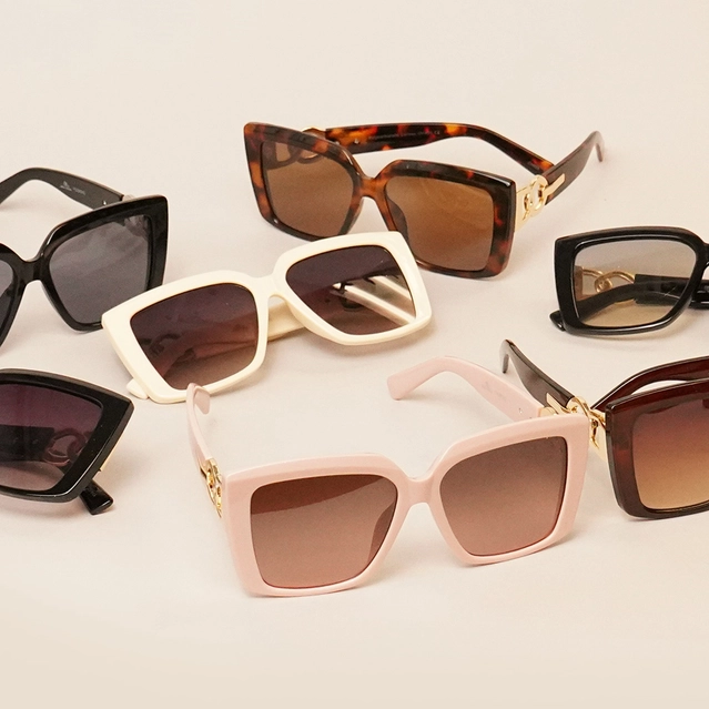 Large Square Sunglasses (Multiple Colors)