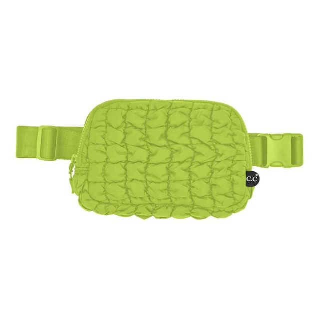 Quilted Puffer Belt Bag (Multiple Colors)