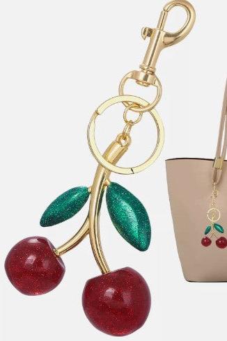 Cherry Keyring, Gold