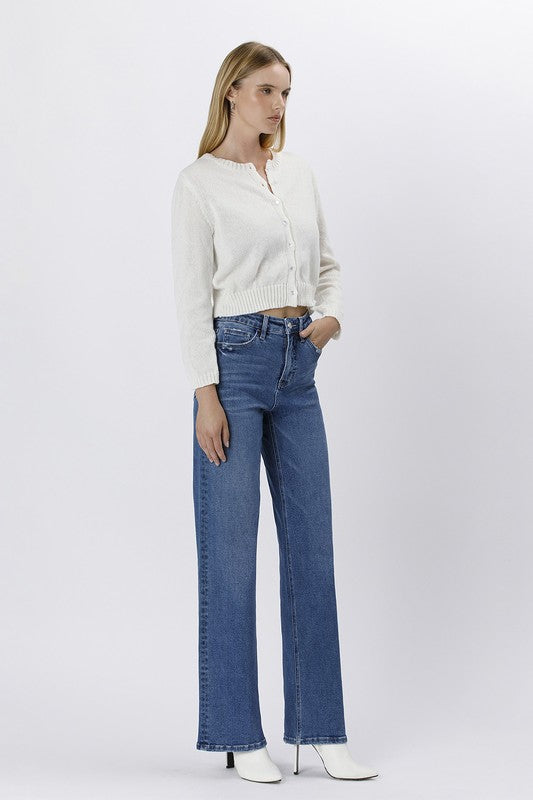 90's High Rise Wide Leg Denim