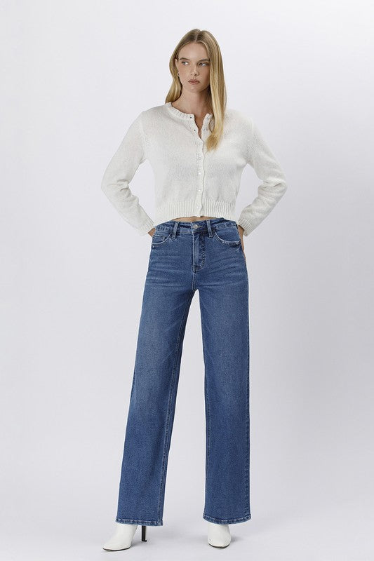 90's High Rise Wide Leg Denim