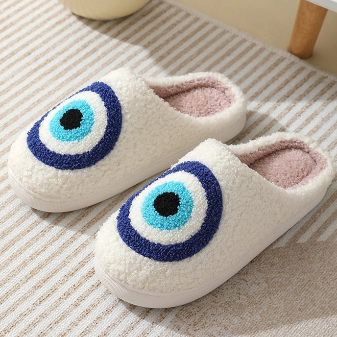 Evil Eye Patterend Slippers
