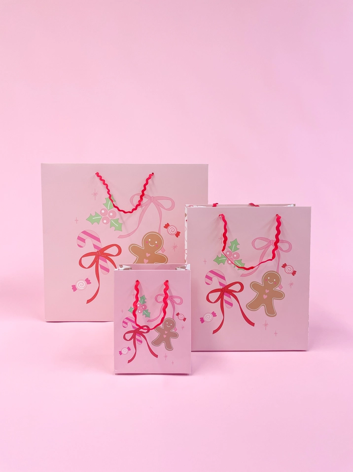 Pink Christmas Bag, MEDIUM