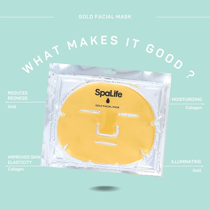 24K Gold Hydrogel Facial Mask