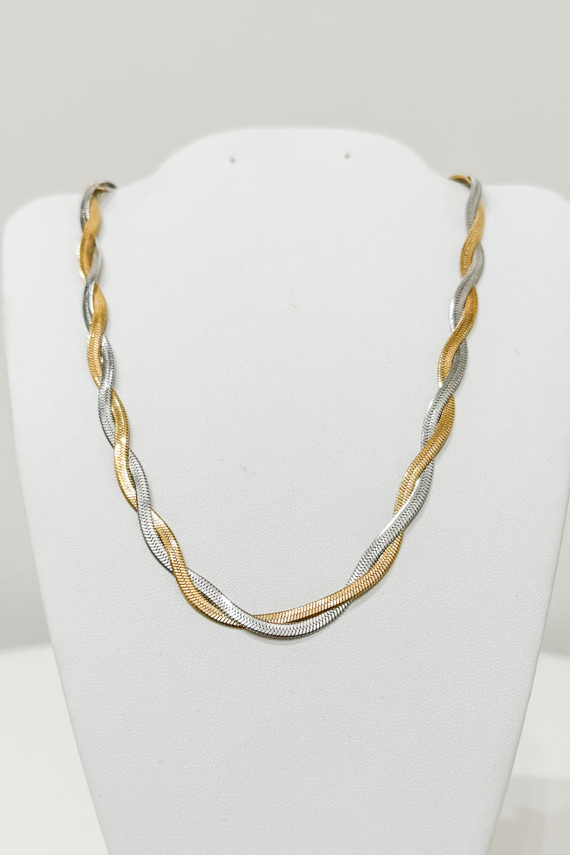 Loom Necklace, Gold