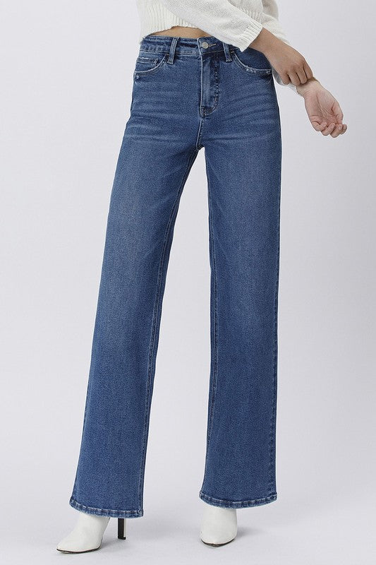 90's High Rise Wide Leg Denim