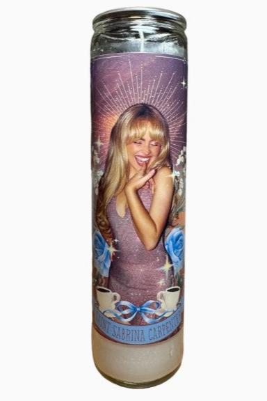 Sabrina Carpenter Prayer Saint Candle