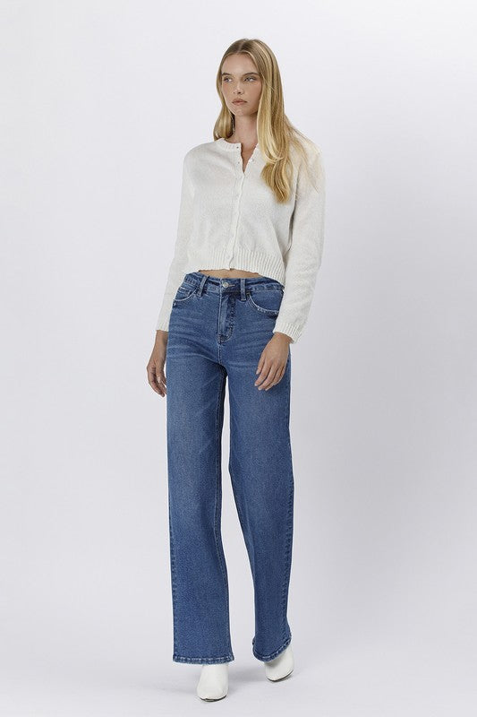 90's High Rise Wide Leg Denim